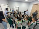 Alunos da Escola Jean Piaget conhecem o Poder Legislativo de Marechal Rondon