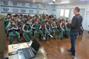 Alunos da Escola Municipal Osvino Weirich conhecem a Câmara de Vereadores Alunos da Escola Municipal Osvino Weirich conhecem a Câmara de Vereadores