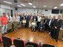 Cidadãos Honorários: Emilio Berwanger e Helvino Genz recebem homenagem Cidadãos Honorários: Emilio Berwanger e Helvino Genz recebem homenagem