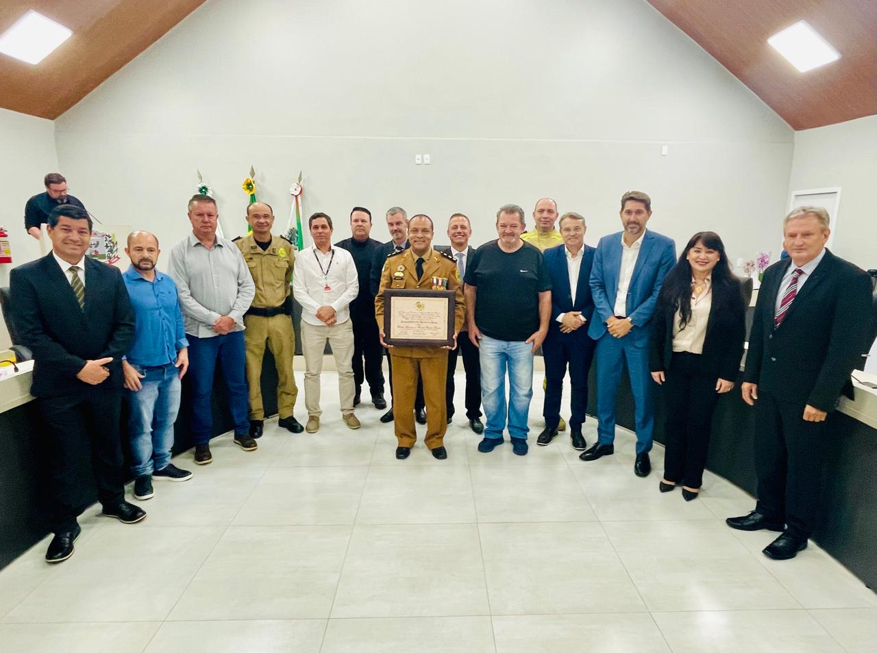 Coronel Valmir de Souza é condecorado com título de “Cidadão Honorário” de Marechal Rondon