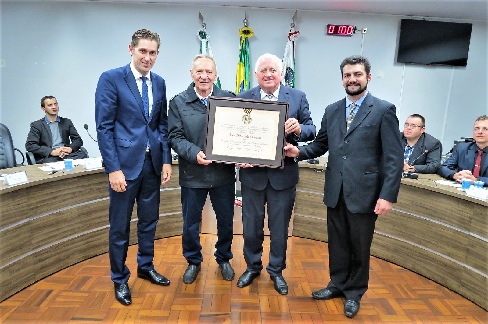 Luiz Pedro Massignani recebe título de Cidadão Honorário de Marechal Rondon