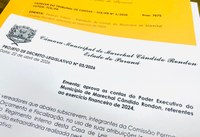 Projeto que aprova contas de 2024 da gestão Marcio Rauber será votado na terça-feira (28)