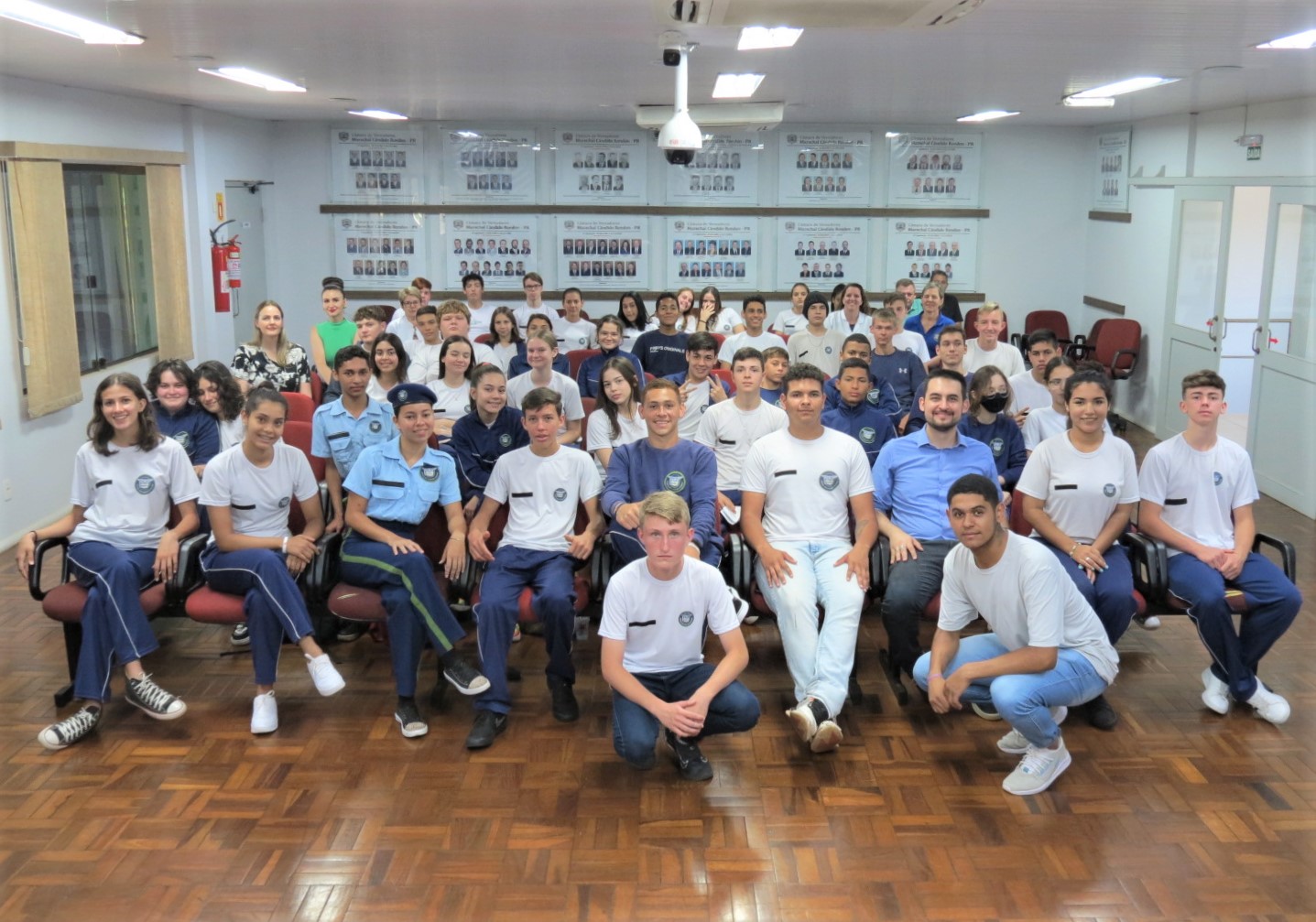 Sessão marca encerramento do Parlamento Jovem de Marechal Rondon em 2022